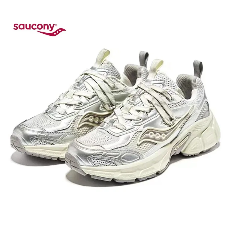 

Кроссовки Saucony 2K на массивной платформе для женщин, легкая спортивная обувь на толстой подошве, повседневные модные, бежевые, черные