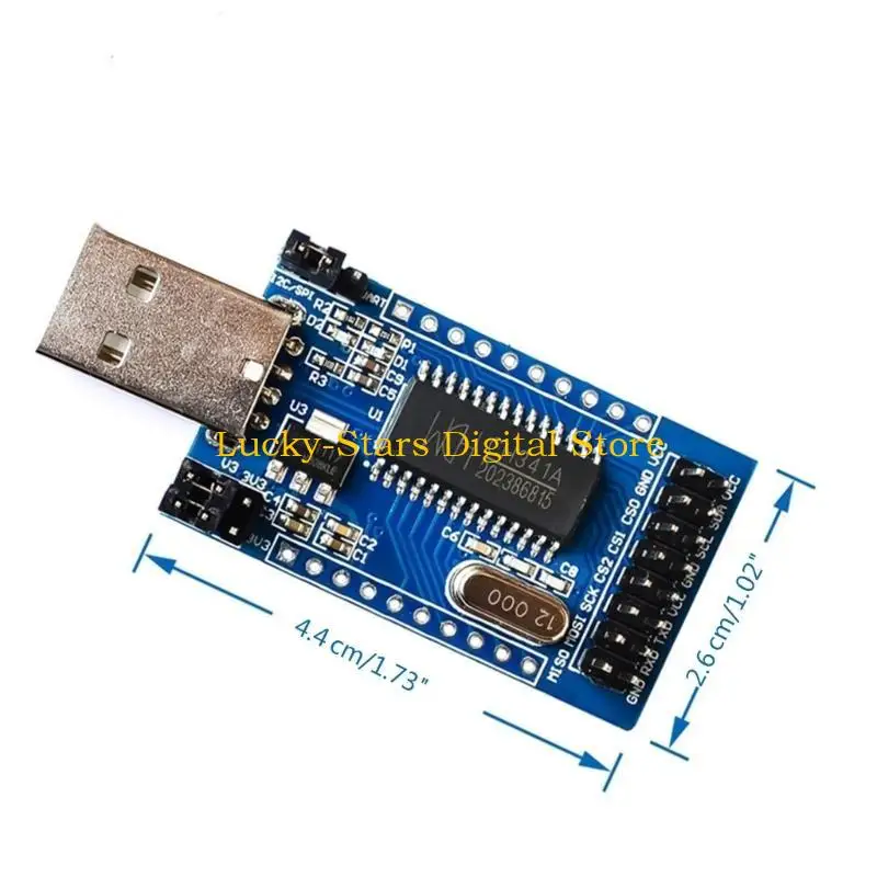T3EE USB naar UART IIC ISP I2C CH341 Programmeur Converter Parallel Port Converter On-Board EPP Parallel-adapteromzetter