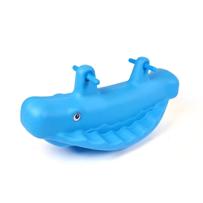 Whale Seesaw Kids Riding Toys Plastic Swinging Balance Kindergarten Toy Animals