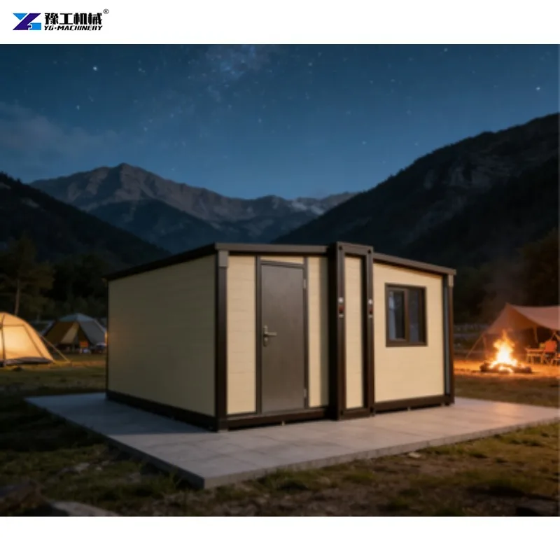 Expandable Prefabricated Steel Structure Modular Container House Double-wing Folding Sandwich Panel