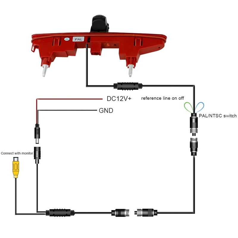 Brake Light Camera For Citroen Berlingo Peugeot Partner 2008-2016 1/3 PC 4089