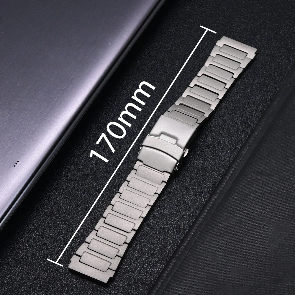 Men Titanium Band for Amazfit Balance GTR 4/3/2 Oneplus Watch 2 2R Luxury 22mm Wristband for Huawei GT 5 4 3 46mm Watch 4 4 Pro