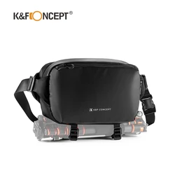 K & F Concept Alpha 10L borsa per accessori per fotocamera borsa a tracolla regolabile per il trasporto impermeabile, per accessori per fotocamere SLR DSLR