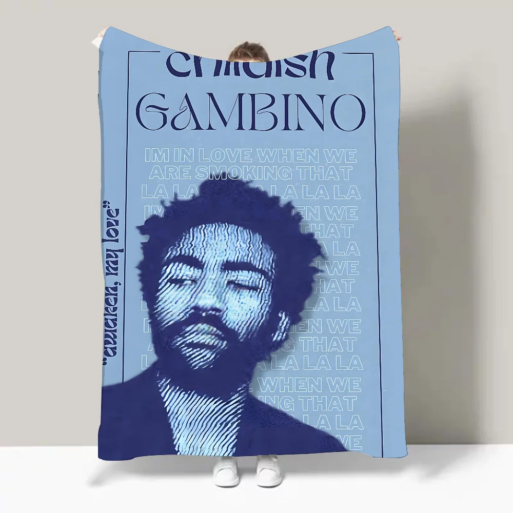 قفاز دونالد توقظ بتصميم بطانية الحب خفيفة الوزن للنوم والقيلولة وغرفة المعيشة والمكتب والأريكة وجميع المواسم