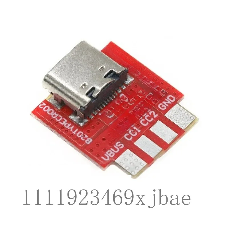 TYPE-C female adapter board CC1 CC2 D + D-data output USB3.1 high current test board