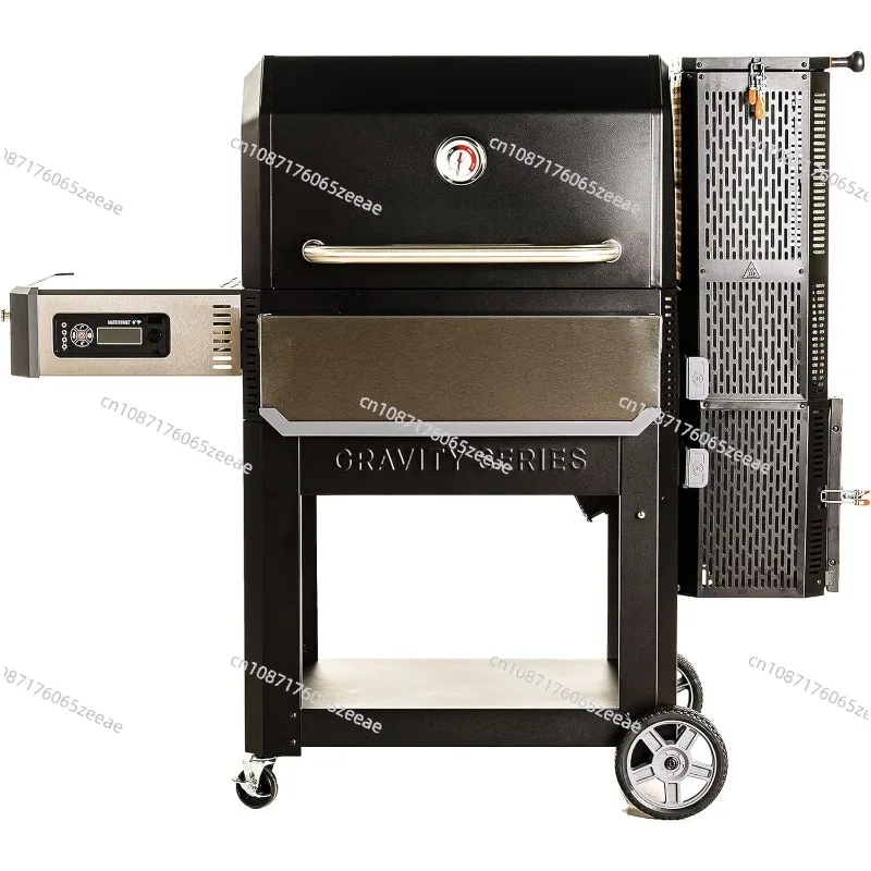 Home Gravity Series 1050 Digital Charcoal Grill and Smoker with Digital Control App Connectivity and 1,050 Cooking Squ BBQ110V