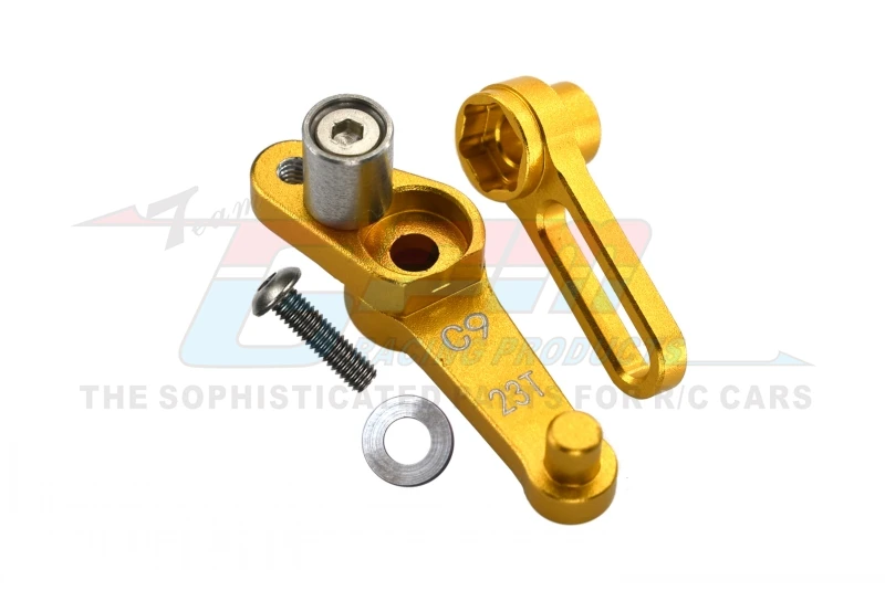 ALUMINIOWE RAMIENIE SERWA GPM 23T (C9) / 25T (C8) & RAMIENIE KIEROWNICZE (C10) KYOSHO 1/8 Motocykl NSR500