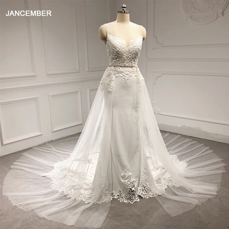 

OWD-H2308 Beading Gown For Women Wedding Sequined Mermaid Curvy Wedding Dresses Flower Lace Sweetheart Boho Dress Bohemian 부티크