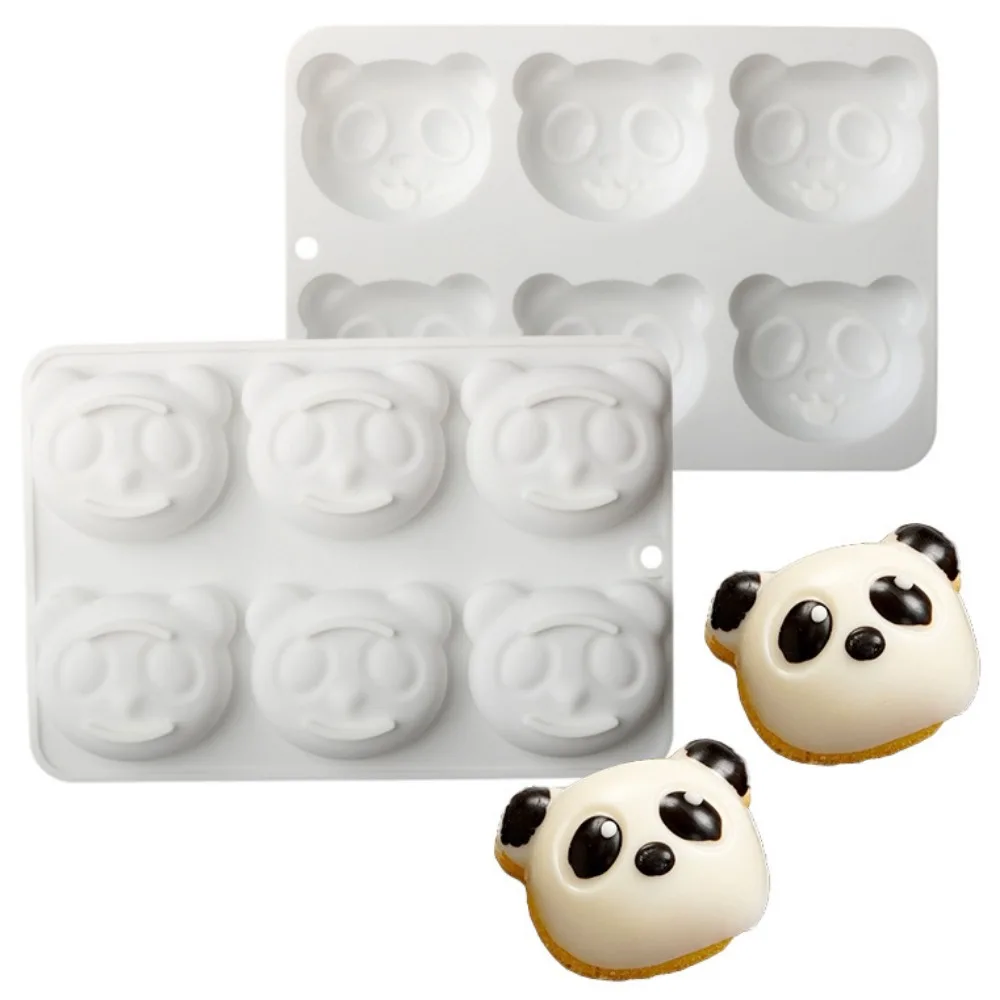 Multicavity Animal Bear Chocolate Silicone Mold Cartoon Panda Mousse Cake Biscuit Candy Ice Soap Candle Making Baking Tool Gift - Image 4