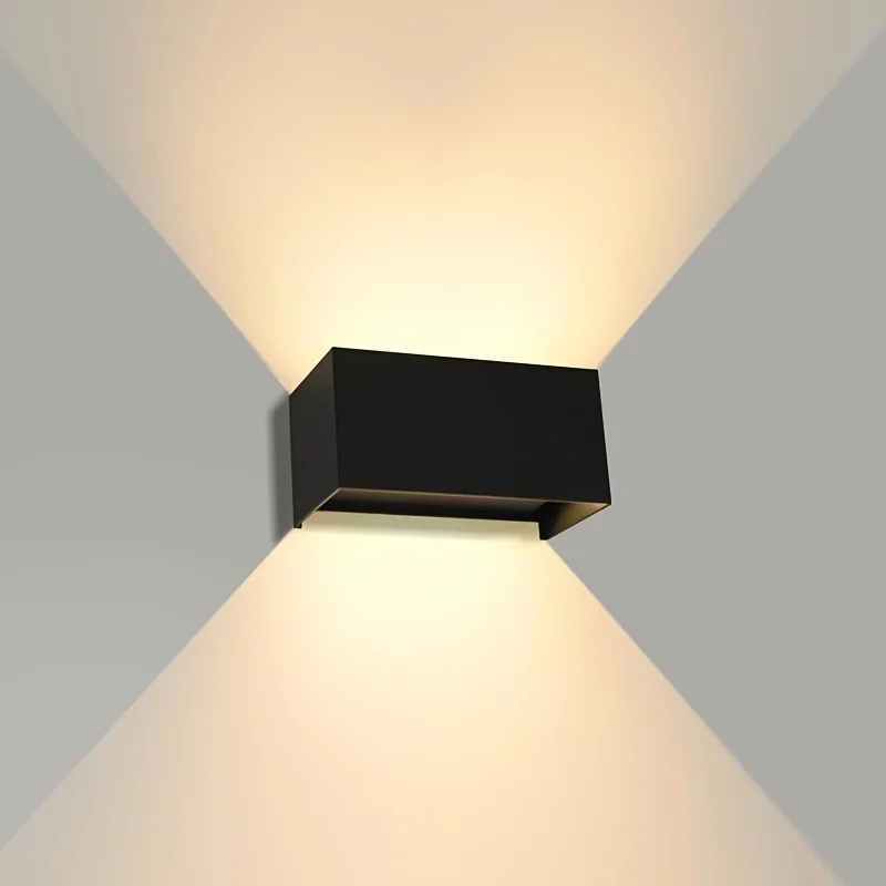 24 W LED Wall Light Indoor/Outdoor Up and Down Adjustable Light Beam Wall Lights Cold Wall Lamp Indoor Outdoor IP65 Modern Outdo