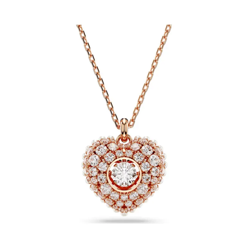 2026 Nieuwe Trend Luxe Kristal Sets Charm Roze Hart Groene Schelp Hanger Kristal Mode Dames Kettingen Armband Ring Oorbellen - afbeelding 1