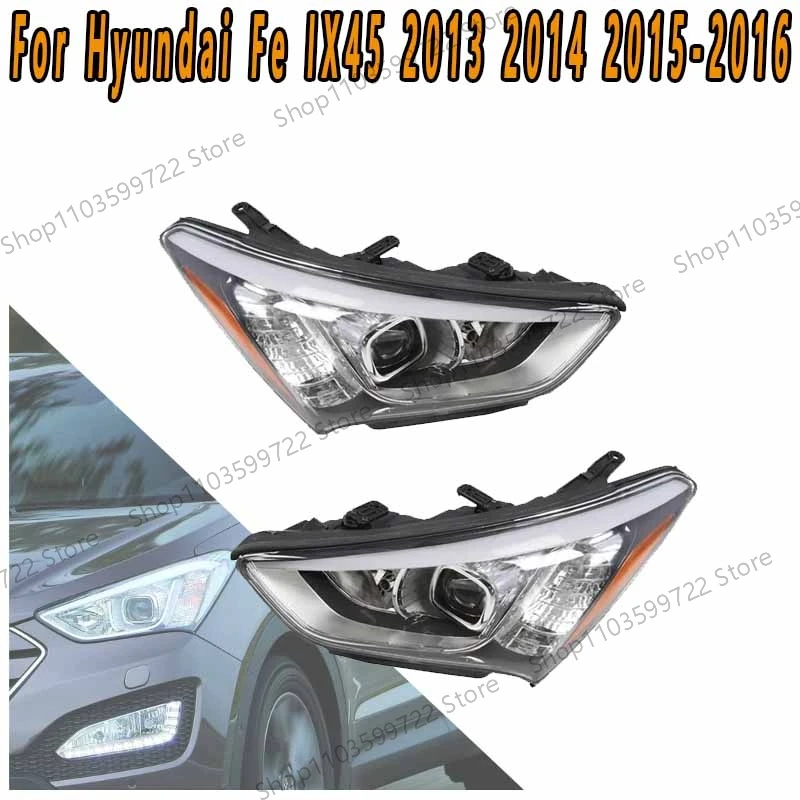 For Hyundai Fe IX45 2013 2014 2015 2016 Car Headlight Driving Light Daytime Running Light Turn Signal Warning Light Accessories