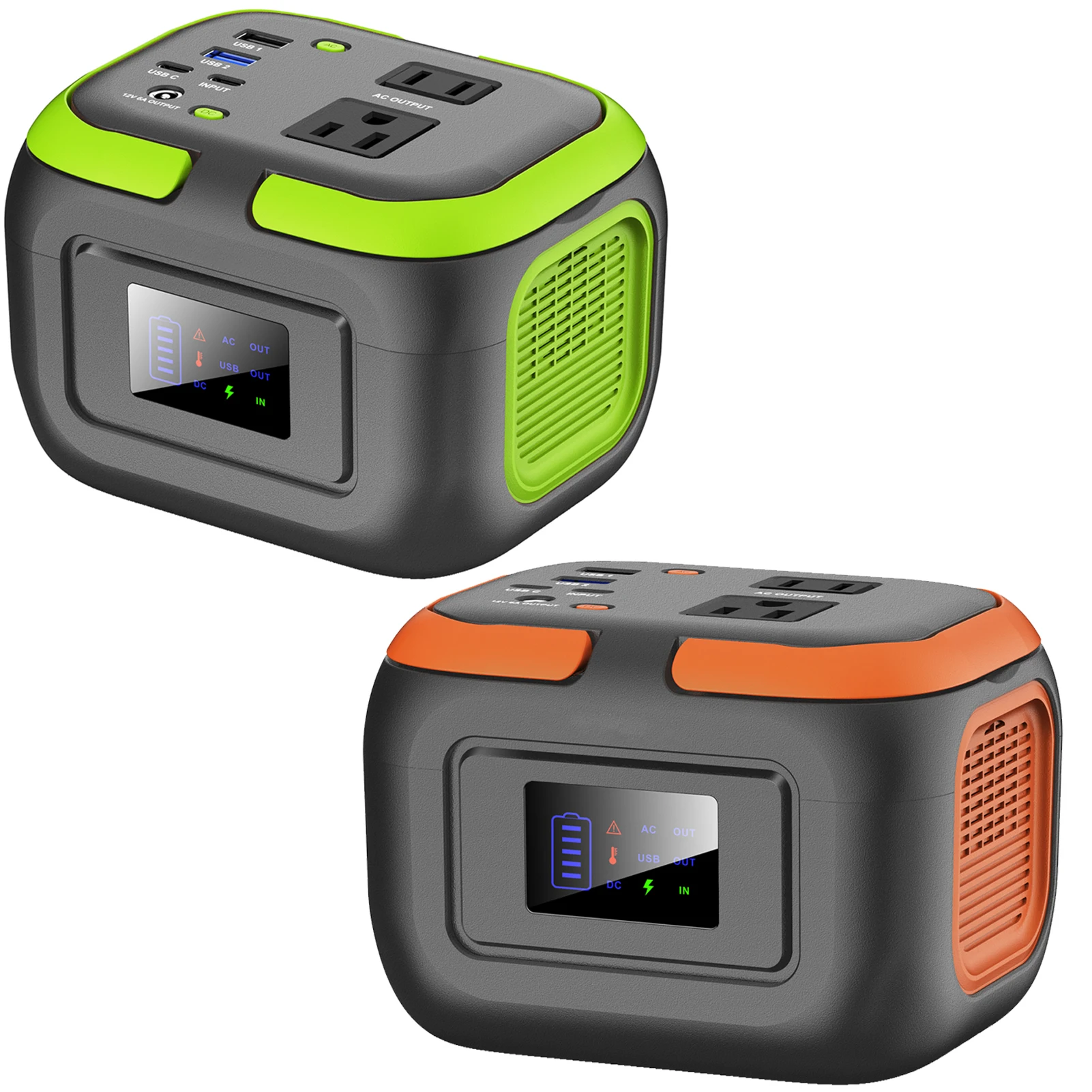 

120W Portable Power Station 97.6Wh Power Bank with AC Outlet/USB C/LED Light for Outdoor Camping Home Use Van Life Adventure RV