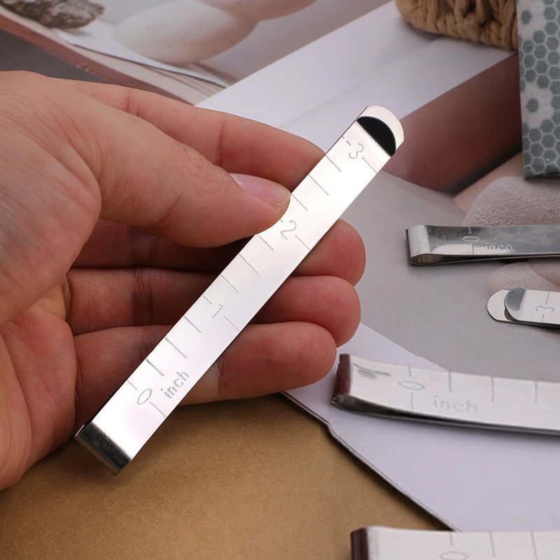 304 stainless steel sewing clip, edge wrapping clip, sewing measuring fixed ruler, sewing auxiliary accessories, fabric supplies