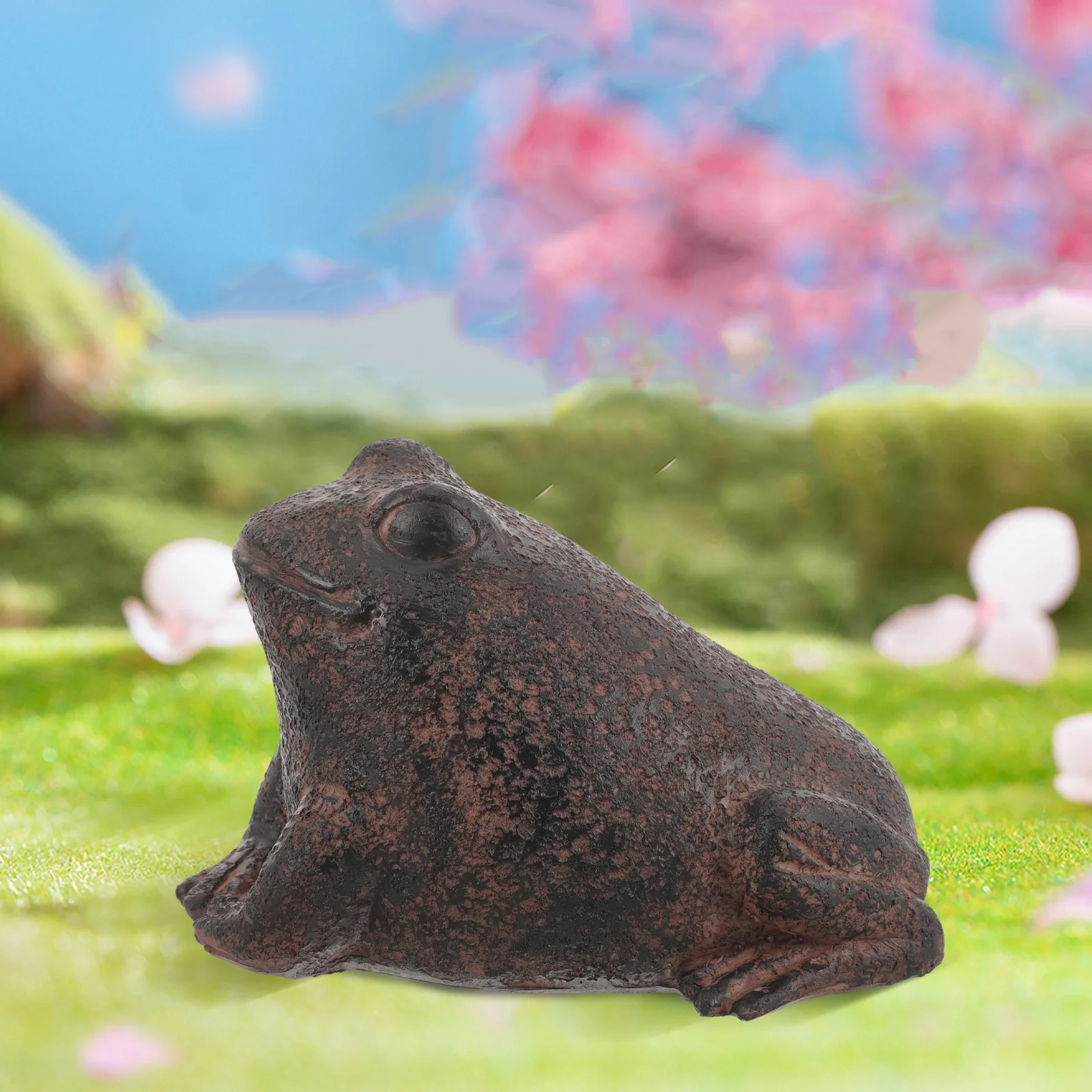 صندوق مفاتيح من الحجر المقلد ذو مظهر مزيف من الراتنج للاستخدام الخارجي لحاوية تخزين مفاتيح احتياطية للمنزل في ساحة الحديقة