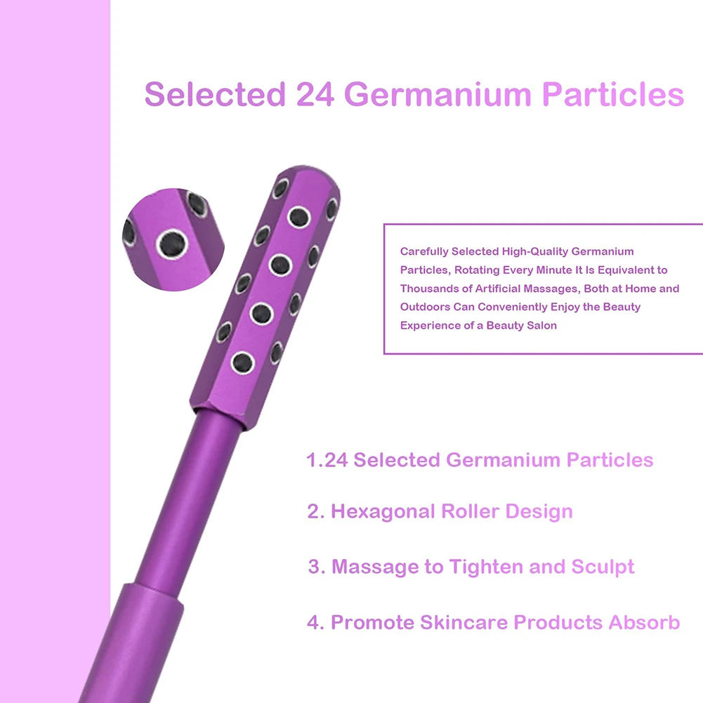 Germanium Stone Face Roller Beauty Sculptor Roller Gesichtsmassagegerät für Face Up Lifting und Hautpflege