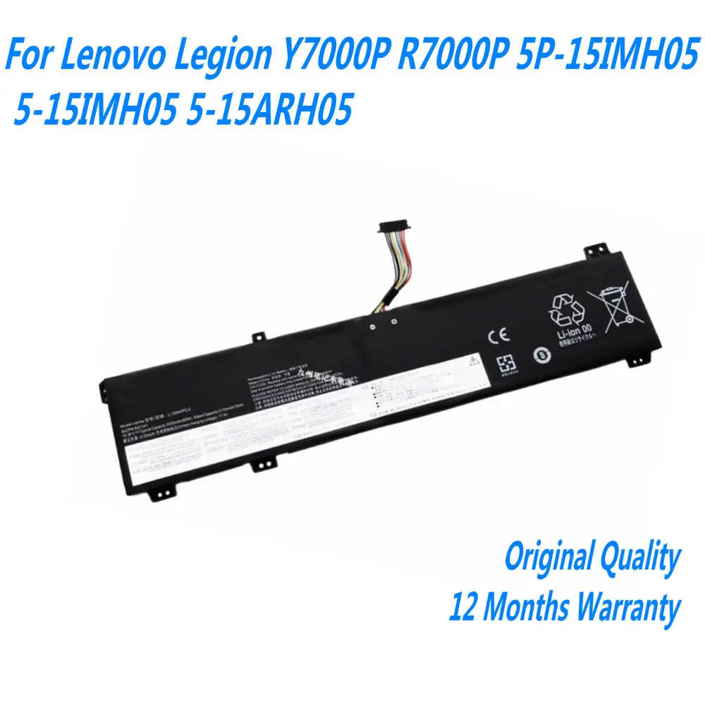 Baru 80WH Battery baterai Laptop untuk Lenovo Legion Y7000P R7000P 5P-15IMH05 5-15IMH05 5-15ARH05 L19M4PC2 05 5B10W86192