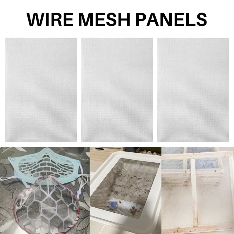 ABXF-Mesh Sheet, 4 Packs Wire Mesh Panels 20 Mesh, Mouse Rodent Insect Mesh For Vents, Home, Kitchen, Garden, 210 X 300 Mm