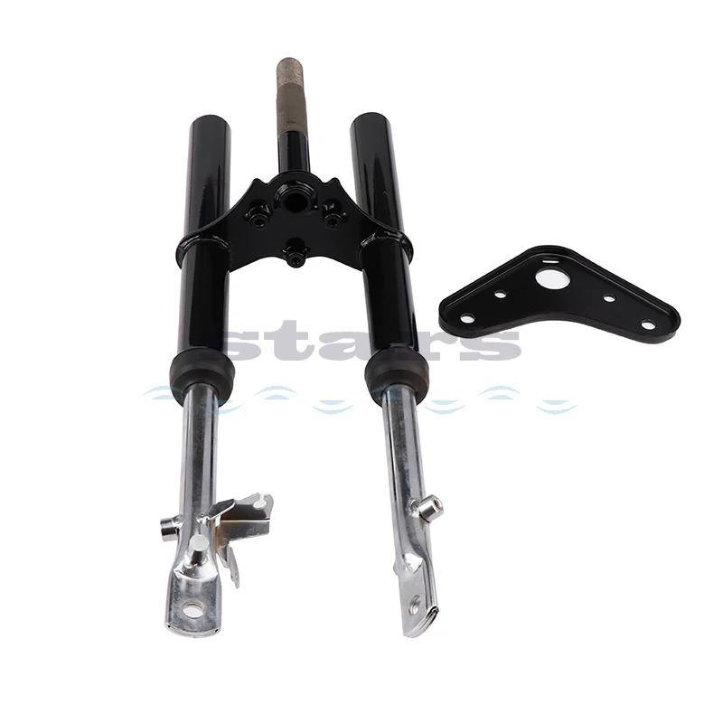 Motorcycle Front Forks Suspension with Triangle Shock Up and Down Clamp Fit for 50 50cc Xr50 Crf50 50 Xr Dirt Pit Bike