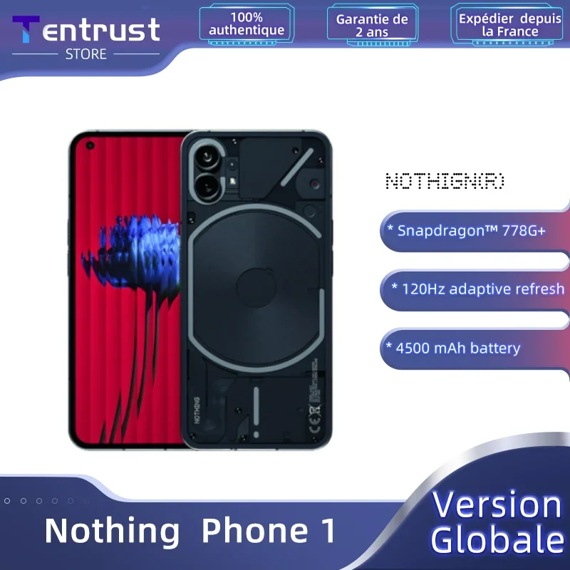 New Global Version Nothing Phone 1 5G Smartphone 100% Original Snapdragon 778G+ 6.55