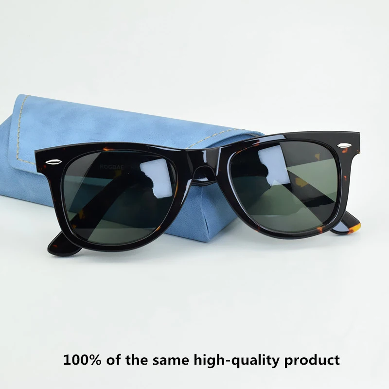 SUN Brille Classics Glaslinse Acetat Sonnenbrille Herren Y-2140 Doppelniet Design Brille Elegante weibliche quadratische UV-Sonnenbrille – Detail 1