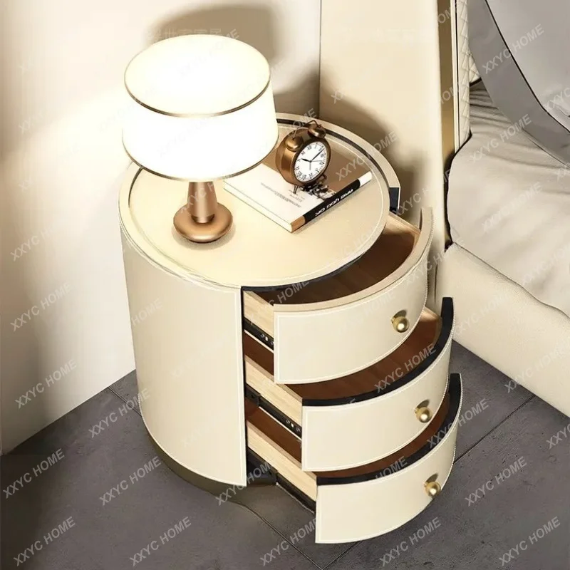 XX Storage Unique Elegant Bedroom Nightstands Cabinet Frames Classic Side Bedside Tables Luxury Design Minimalist Bedroom