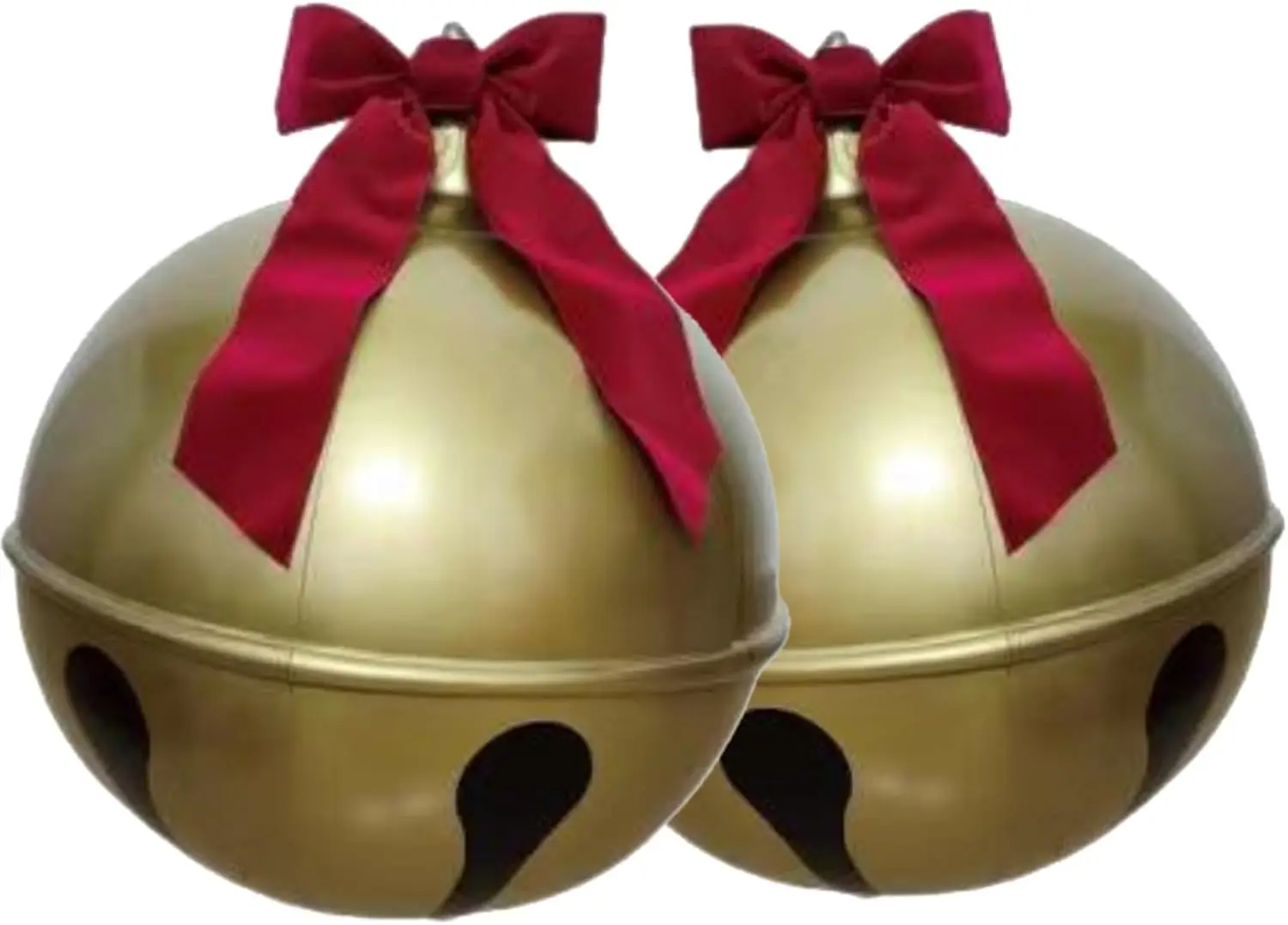 

Havamoasa 2Piezas/Set Bola de Navidad Inflable de 23.6 Pulgadas PVC Bolas de Navidad Gigantes con Grandes Ornamentos de Navidad