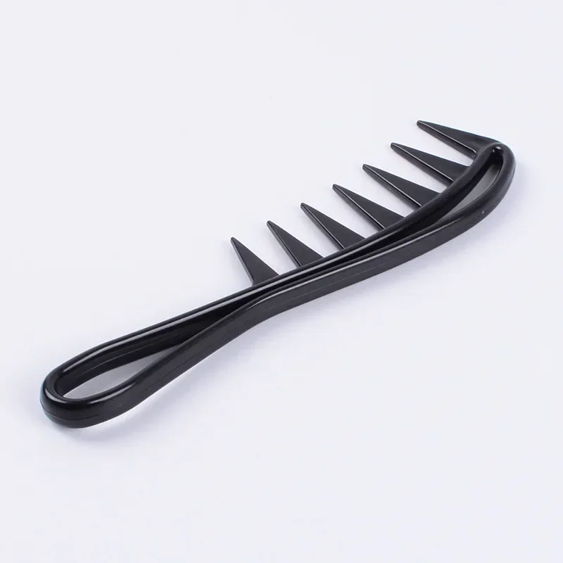 Barber Men Oil Comb Wide Tooth Shark Plastic Comb Hair Clipper Curling Salon Home Hairdressing Comb Massage Barber Stlying Tools