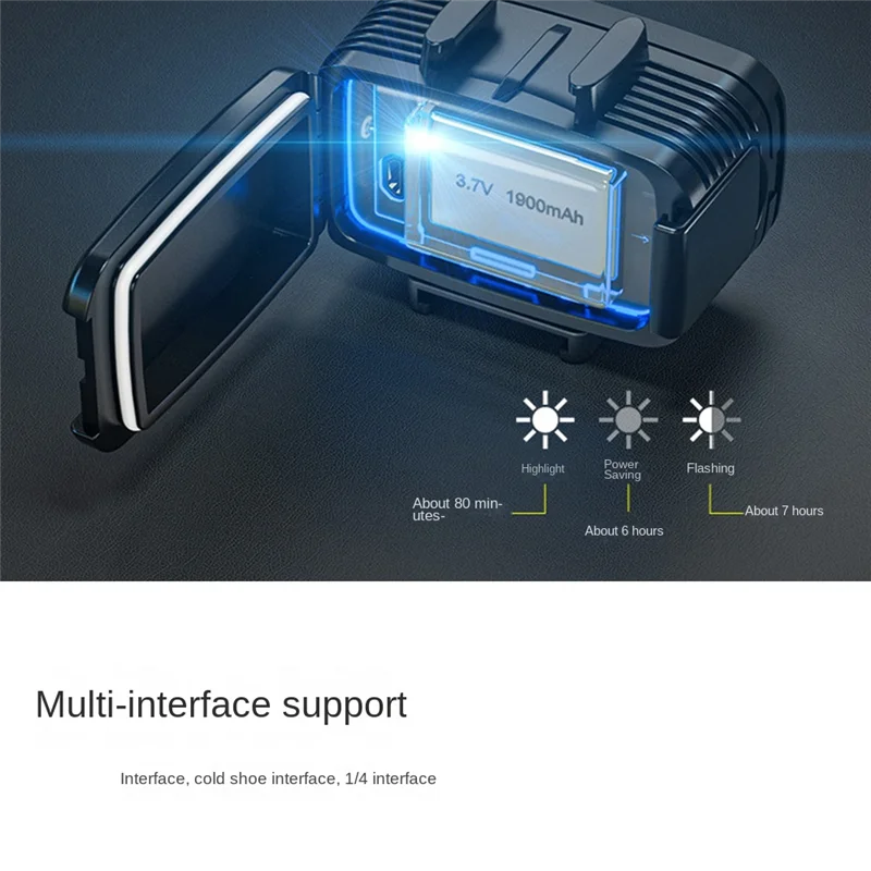 Vendita calda 40M Impermeabile Immersione subacquea Luce di riempimento Luce video a LED per Hero 10 9 8 Action Camera / SLR Mirrorless Camera