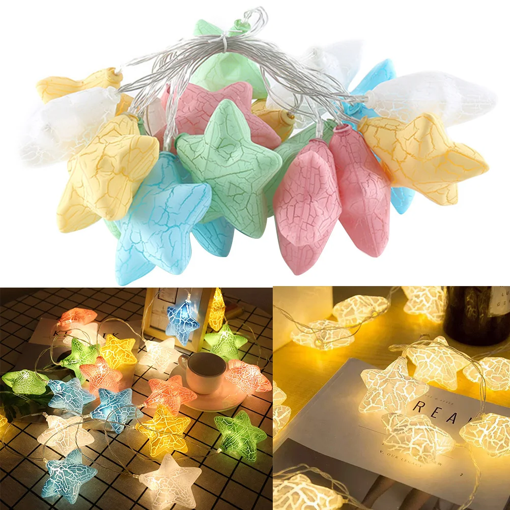 1.5 متر فرقعة ستار LED أضواء الجنية الدافئة الأبيض سلسلة طويلة أضواء لحديقة فناء غرفة نوم الطرف الديكور