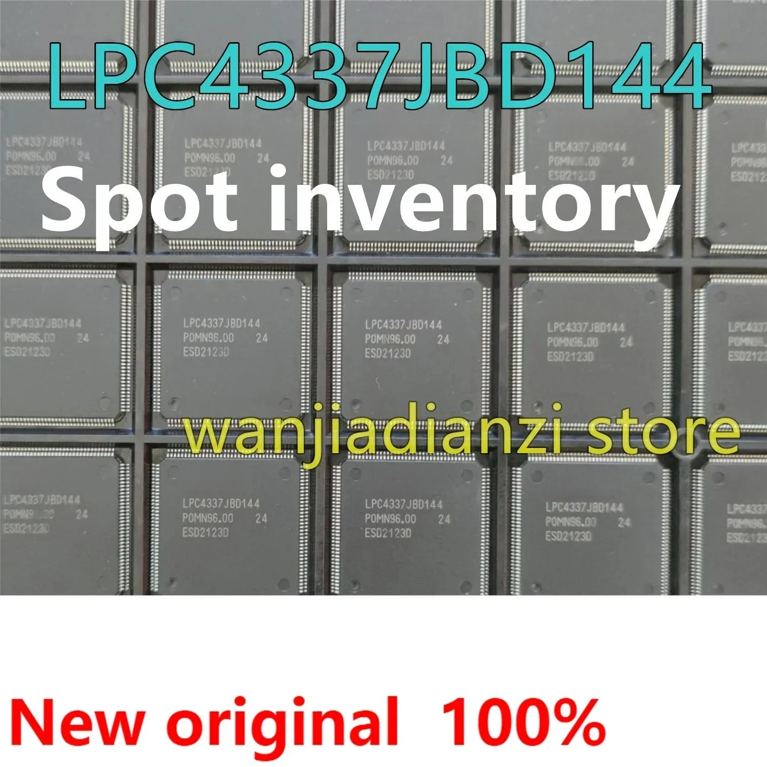 

5 шт. микроконтроллеров LPC4337JBD144 в корпусе QPF144, микроконтроллеры MCU LPC4337 LPC4337JBD144E LQFP-144