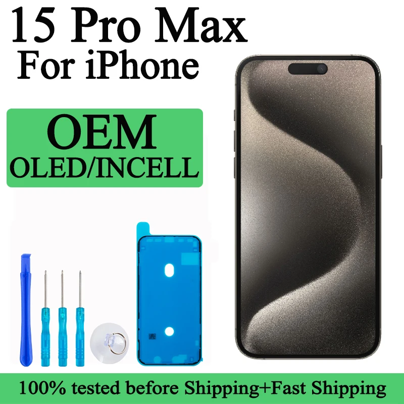 A2849 A3105 A3106 A3108 Premium Lcd For IPhone 15 Pro Max Display Touch With 3D Touch Screen Replacement Factory Display