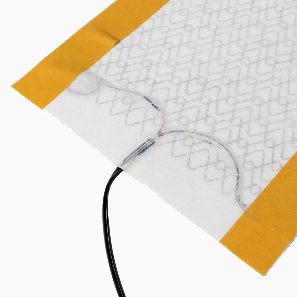 2Pcs 12V Car Carbon Fiber Heater Seat Heating Pads Heater Elements Winter Warmer Heated Car Seat Cushion Cover