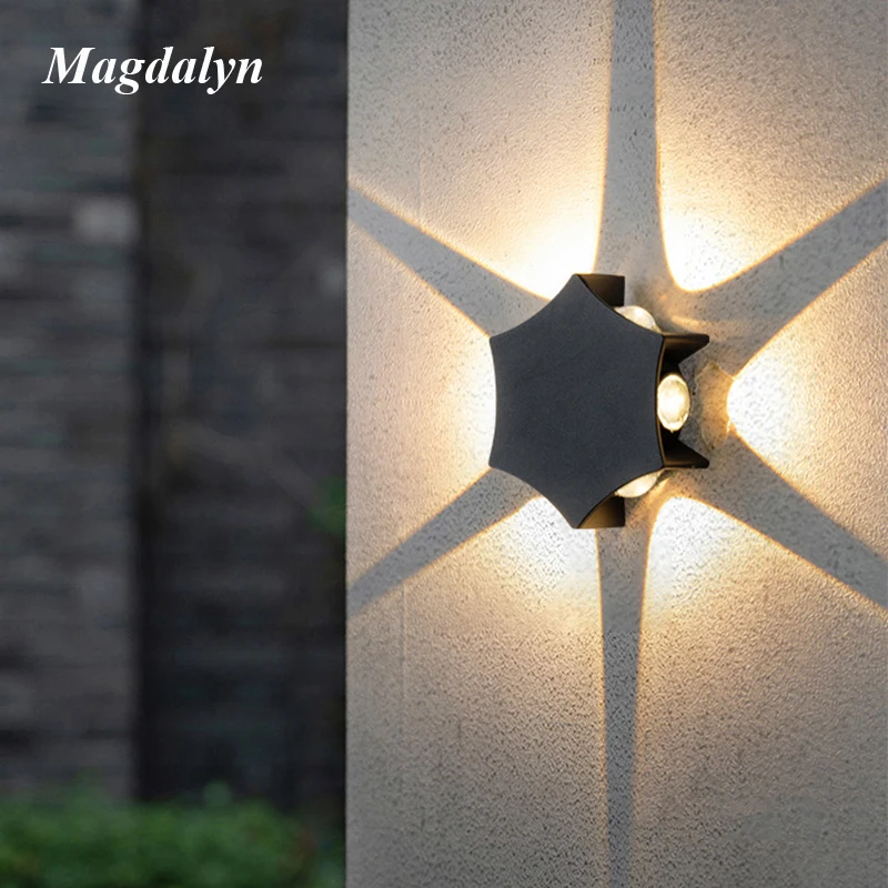 Magdalyn Outdoor Wall Lighting Modern Waterproof Led Lamps Hallway Porch Garden Home Decoration Italian Aluminum Internal Lights