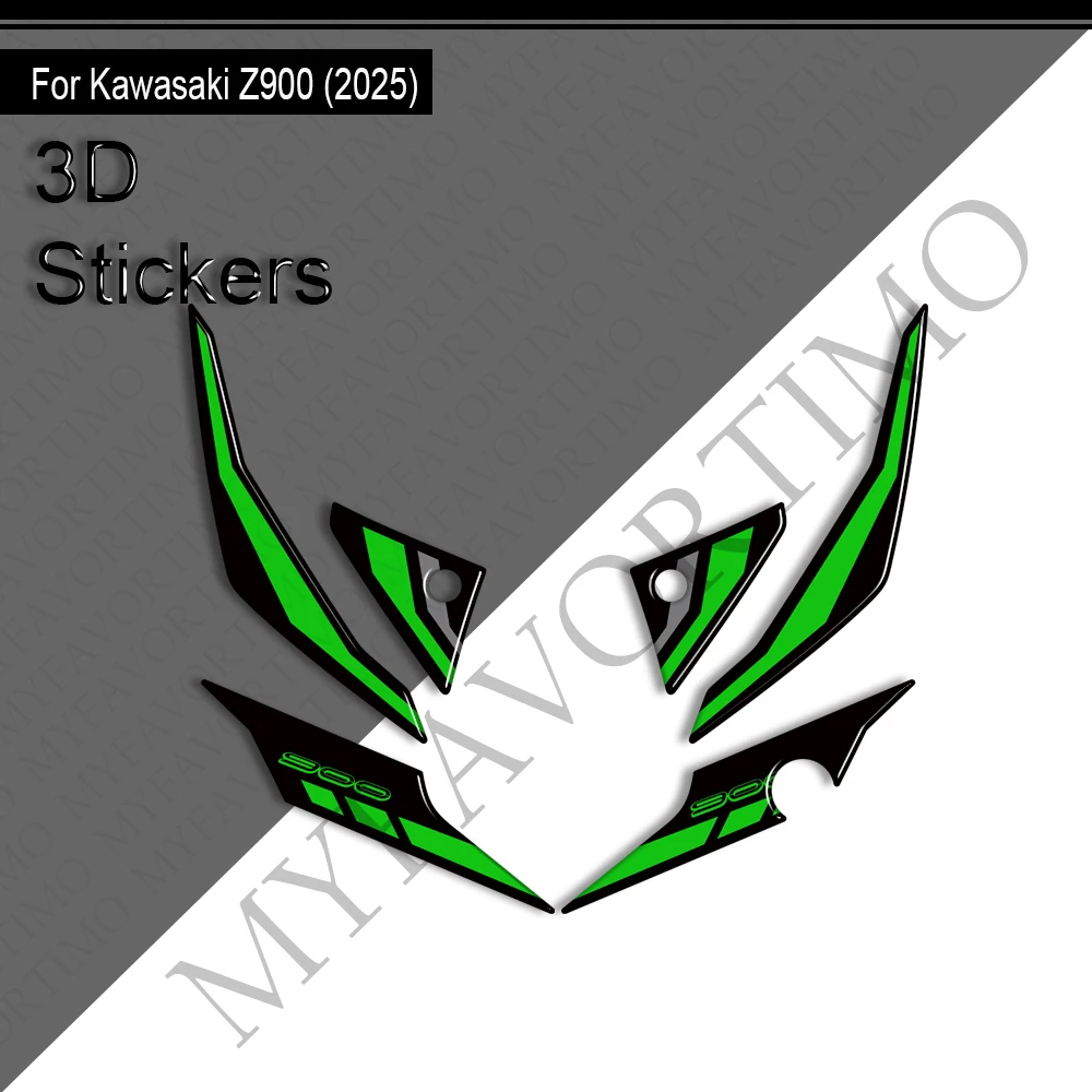 Voor Kawasaki Z900 Z900 SE 2025 2026 Motorfiets Tank Pad Cap Gas Stookolie Kit Kuip Spatbord Covers Stickers Decals protector
