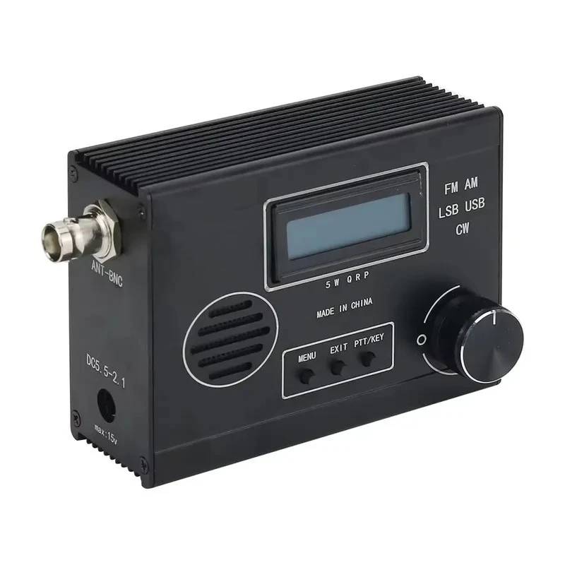 GGDX 5W 8-Band SDR Radio Receiver FM AM LSB USB CW Transceiver with Display Screen for USD