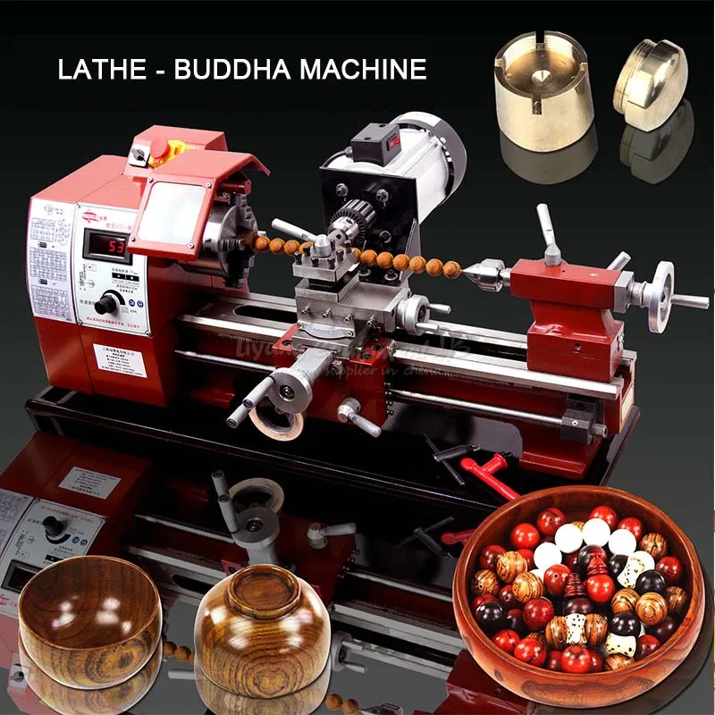 LY-400-Machine de Calcul de Bouddha pour le Traitement des Perles, Chaîne à Main, Tour Miniature en Bois