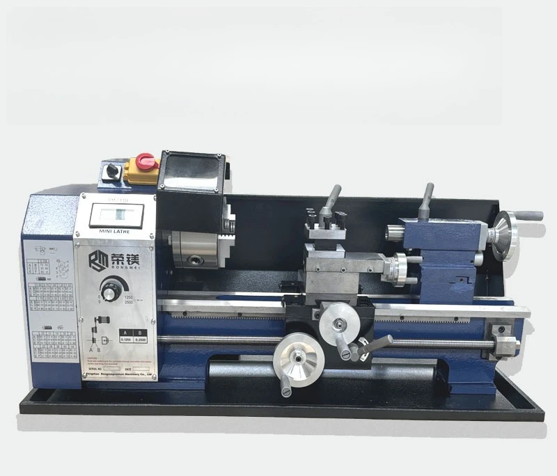 

RM210F Domestic Compact Lathe Precision Mini Lathe Multi-Function Small Machine Tool Instrument Lathe