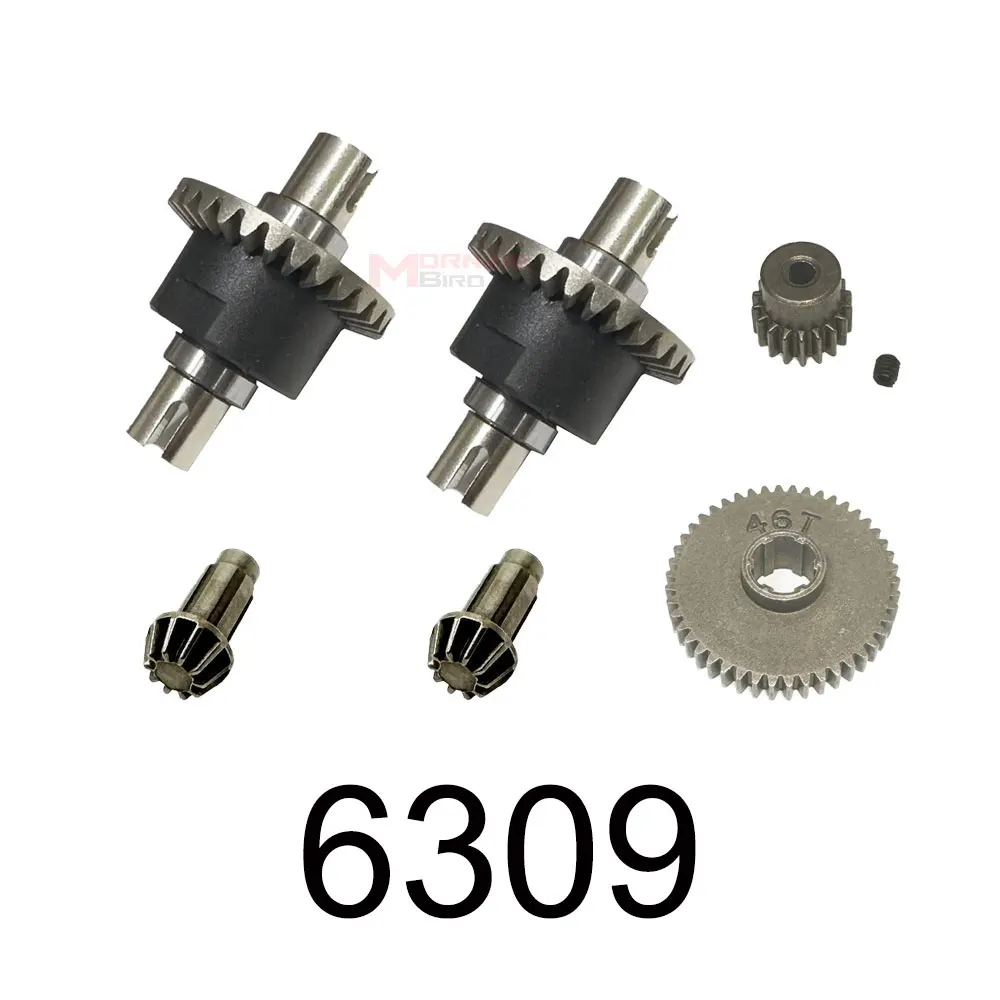 Differential And Gear Set Kits Parts For SCY 16101 16102 16103 16201 Pro 1/16 Brushless RC Car Wear Parts Upgrade Parts