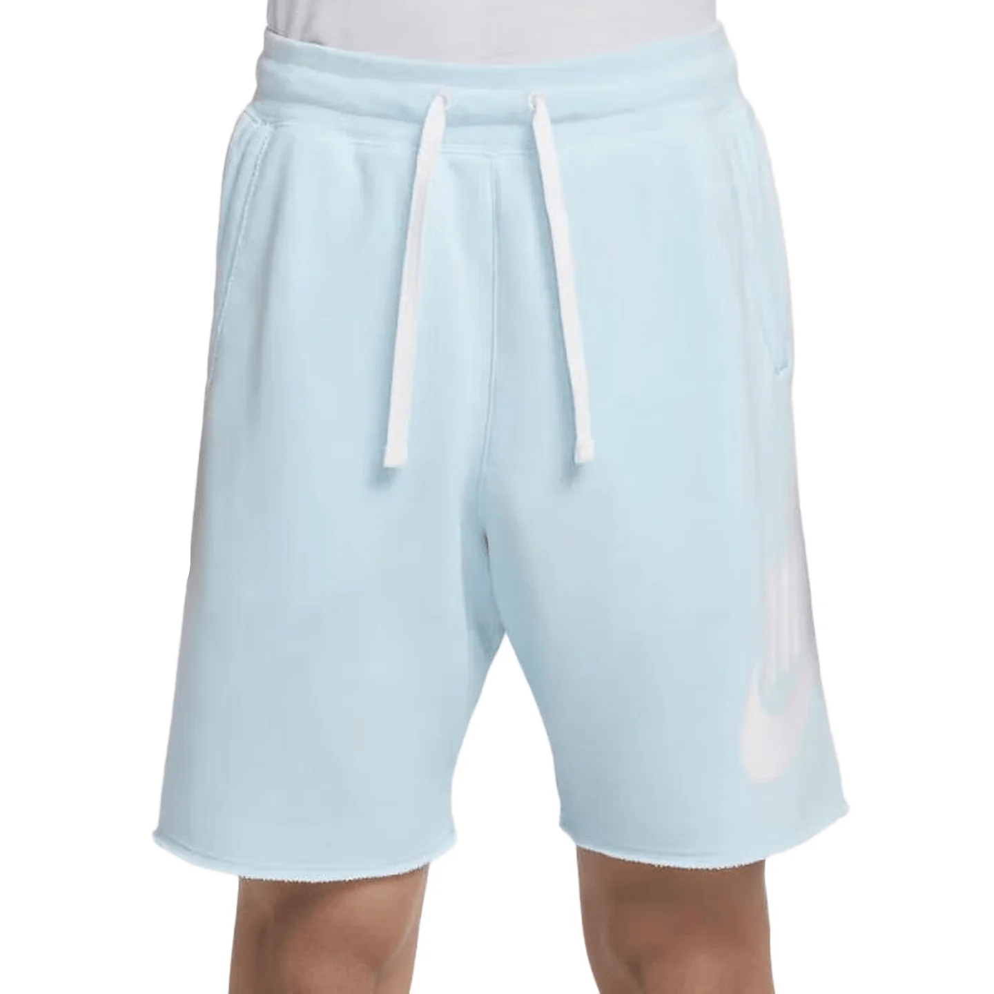 Nike Club Men's 5/8-Length Casual Shorts – Glacier Blue, Letter Logo, Drawstring Mid-Rise, Comfortable & Stylish DX0503-474
