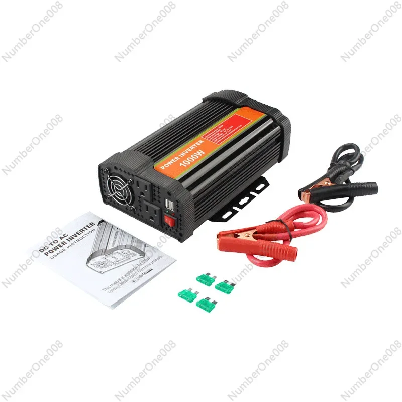 

Инвертор с модифицированной синусоидой высокой мощности 2000 Вт, преобразователь напряжения 12В в 110В для автомобиля и дома, стандарт США