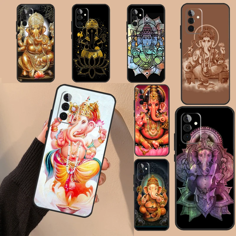 Ganesh Elephant God Cover For Samsung Galaxy A54 A34 A14 A24 A12 A22 A32 A52 A51 A71 A13 A23 A33 A53 Phone Case