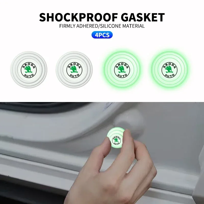 

Car Door Shock Absorber Silent Gasket Silicone Soundproof Pad For Skoda Octavia Fabia Superb Kamiq Kodiak Yeti Karoq Octavia RS