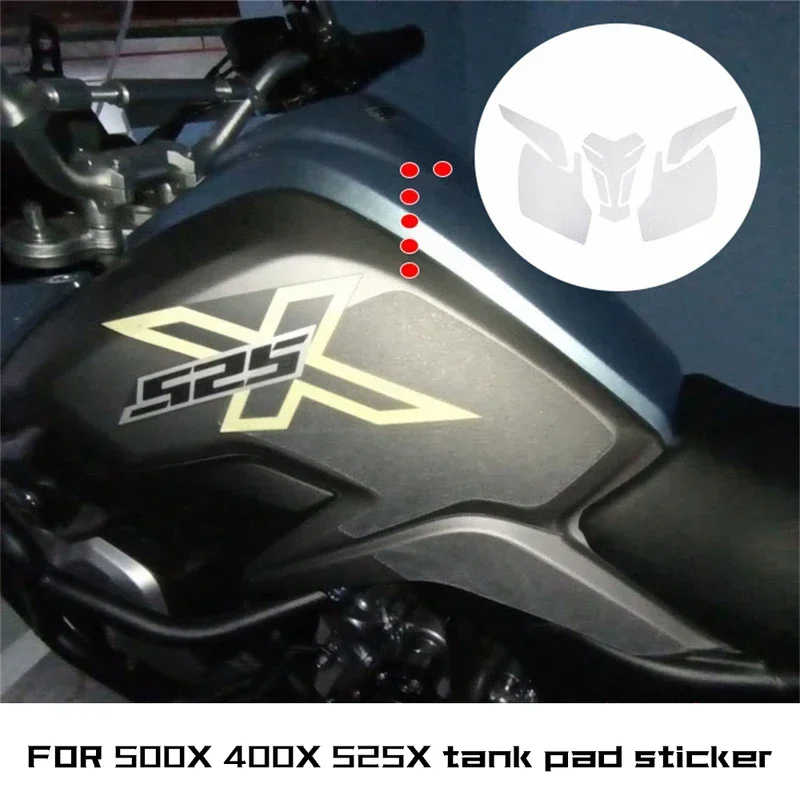 

New motorcycle anti slip fuel oil tank pad side knee grip decal protector sticker pads for COLOVE kovemoto Ky 525 X 525x ky525x