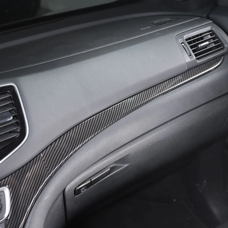 

Для Honda Pilot 2016-2022 ABS углеродное волокно автомобильная центральная консоль приборной панели декоративные интерьерные автомобильные аксессуары