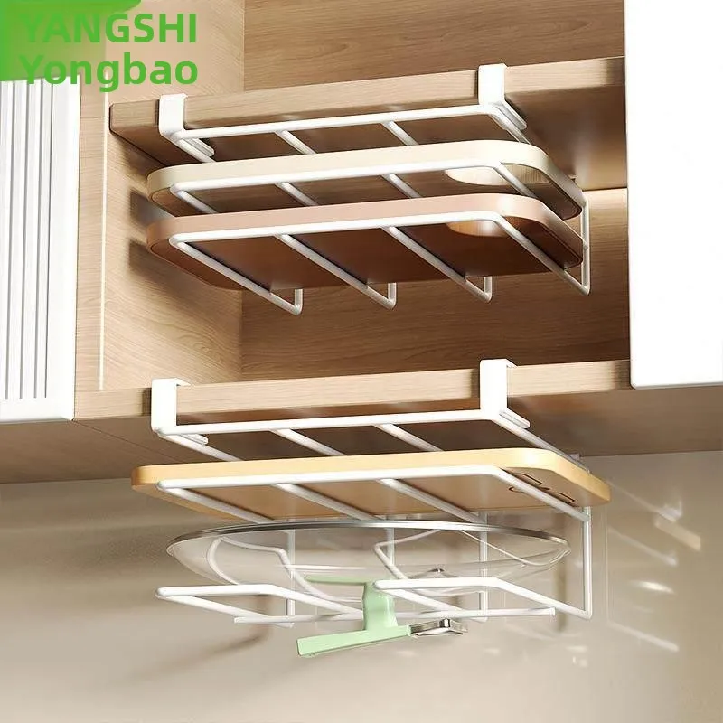 supporto-da-cucina-multiuso-non-forato-per-sottopensile-per-taglieri-asciugamani-e-coperchi-tipo-a-morsetto