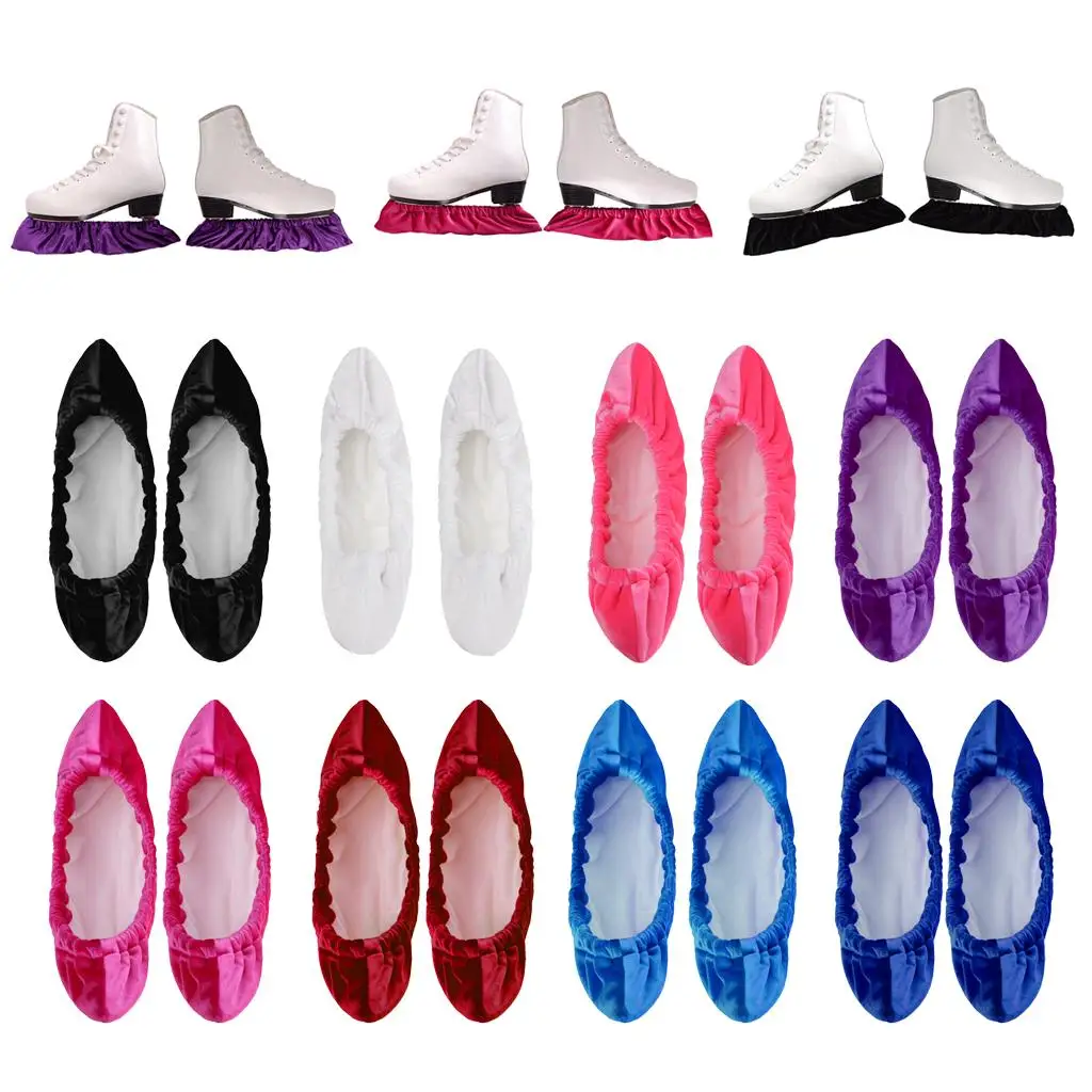 Ice Skate Blade Protector Super Absorbent Moisture Wicking Terry Cloth Guards for Sports Hockey Figure Skating Adults Kids