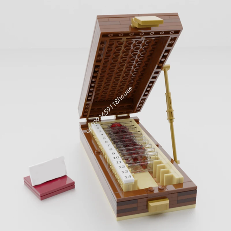 

194 шт. MOC Dexter Morgan's Trophies Box nan Идеальный подарок на день рождения DIY Строительные блоки для детей Рождественский подарок