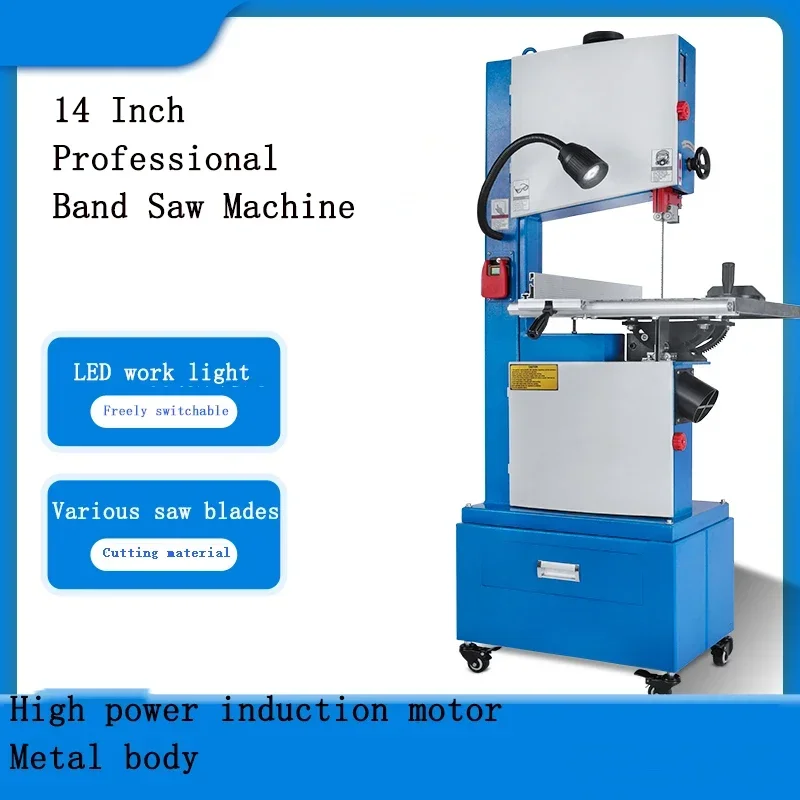 

New Electric Professional Band Saw Machine Cutting Machine Woodworking Band Saw Jig Saw 14 Inch CH