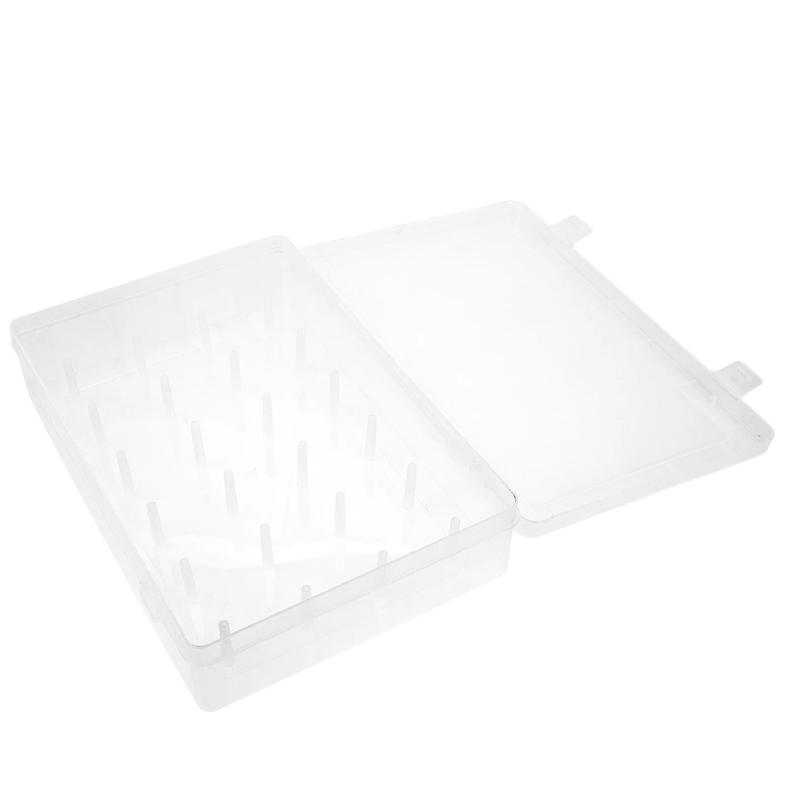 Clear Thread Organizer Box Sewing Storage Holder Multi Spool Slots Efficient Organization Tidy Home Must Have Thread Organiser